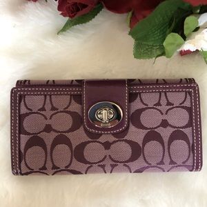 Coach Purple Wallet